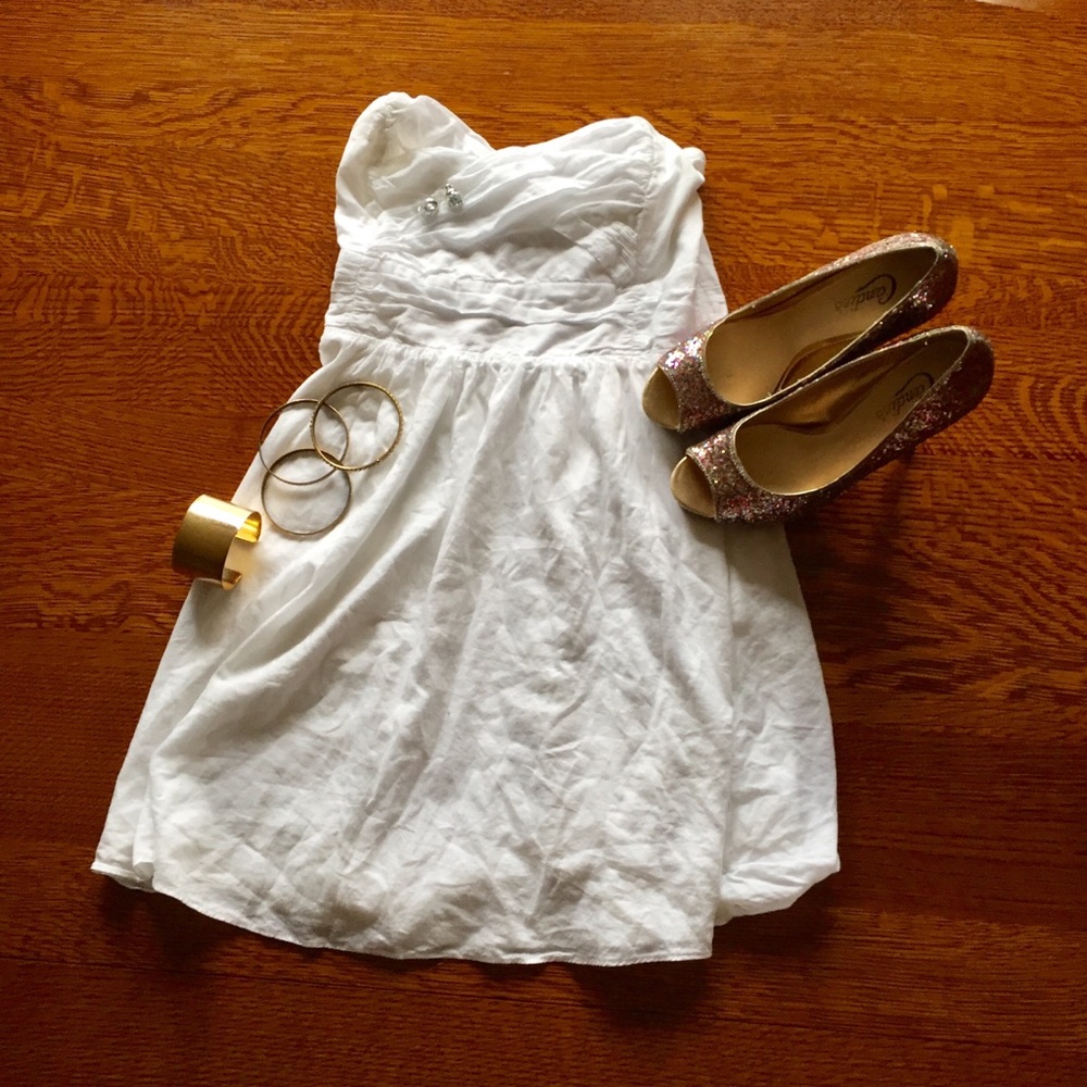 Cute White Express Dress